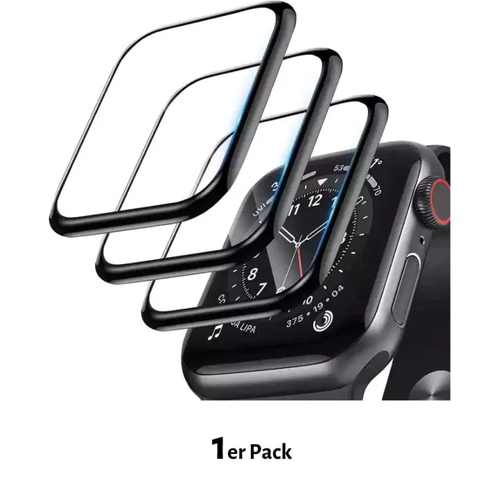 Flexibles Displayschutzglas (Panzerglas) 1, 3 oder 5 Pack für Apple Watch 1-9 & SE & Ultra 1/2 Meinesmartwatchwelt