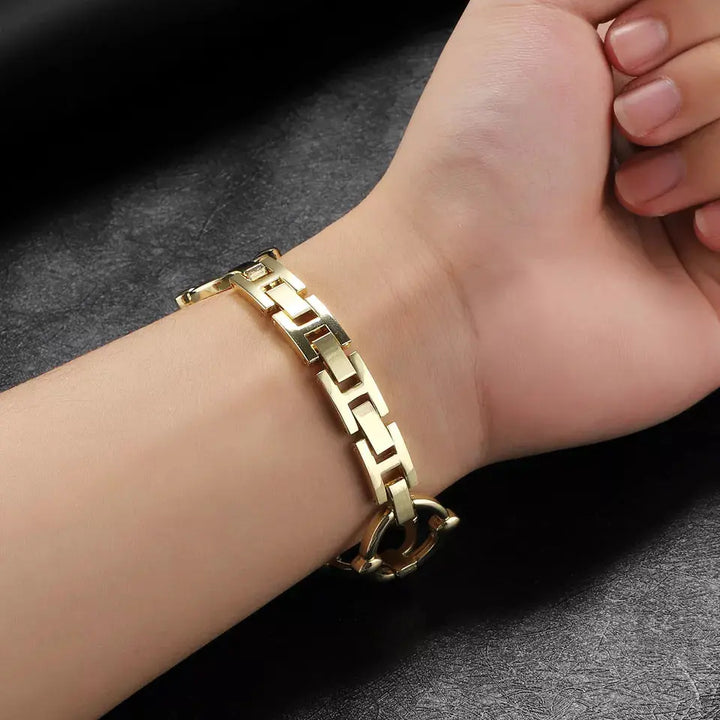 Edelstahl "Osiris" Damen Armband im Ägyptischen Stil Meinesmartwatchwelt.de