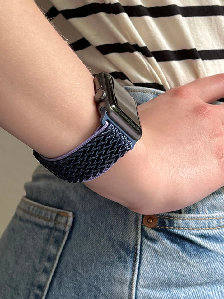 Verstellbares weiches Loop Nylon Armband mit Schnalle Meinesmartwatchwelt.de